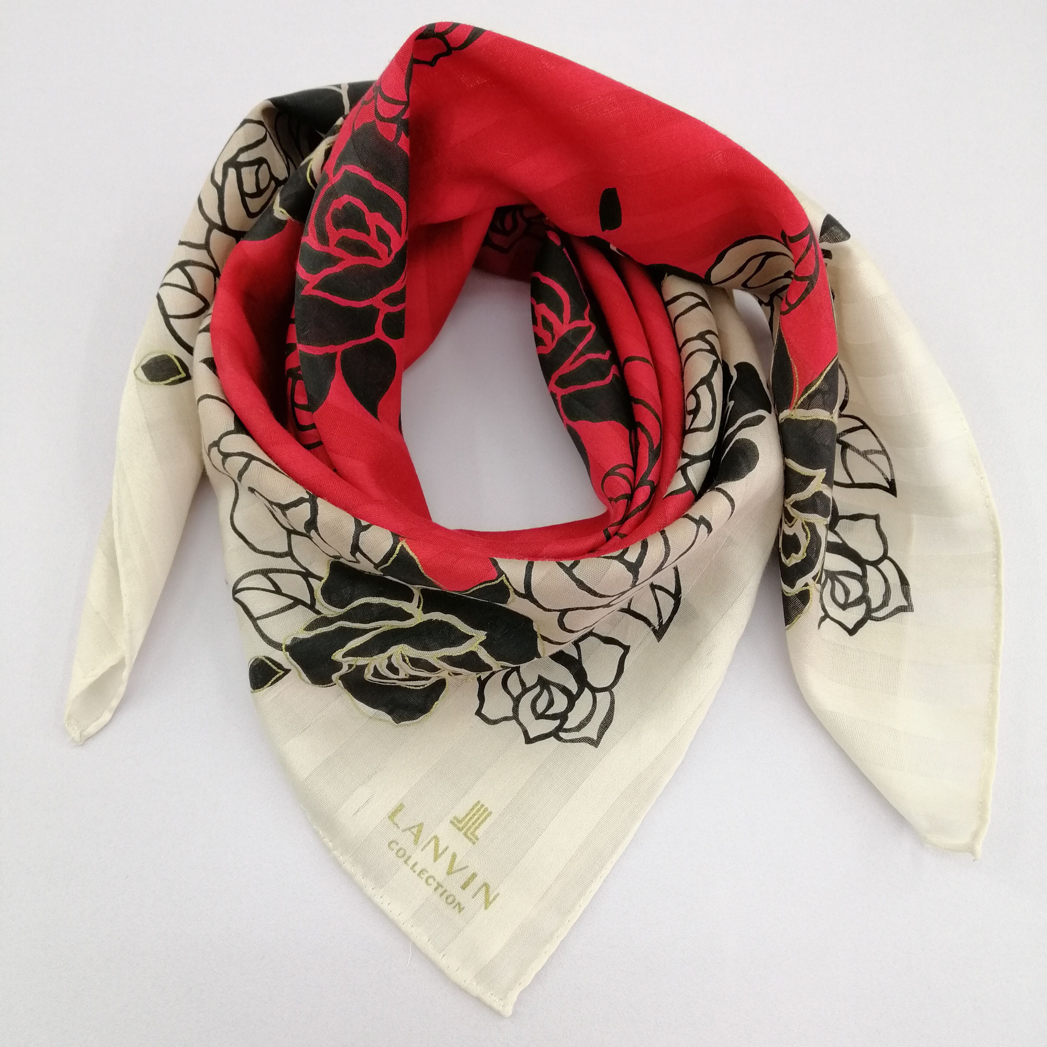 Lanvin Lanvin Handkerchief/Neckerchief/Bandana-KD3043 Size ONE SIZE - 3 Thumbnail