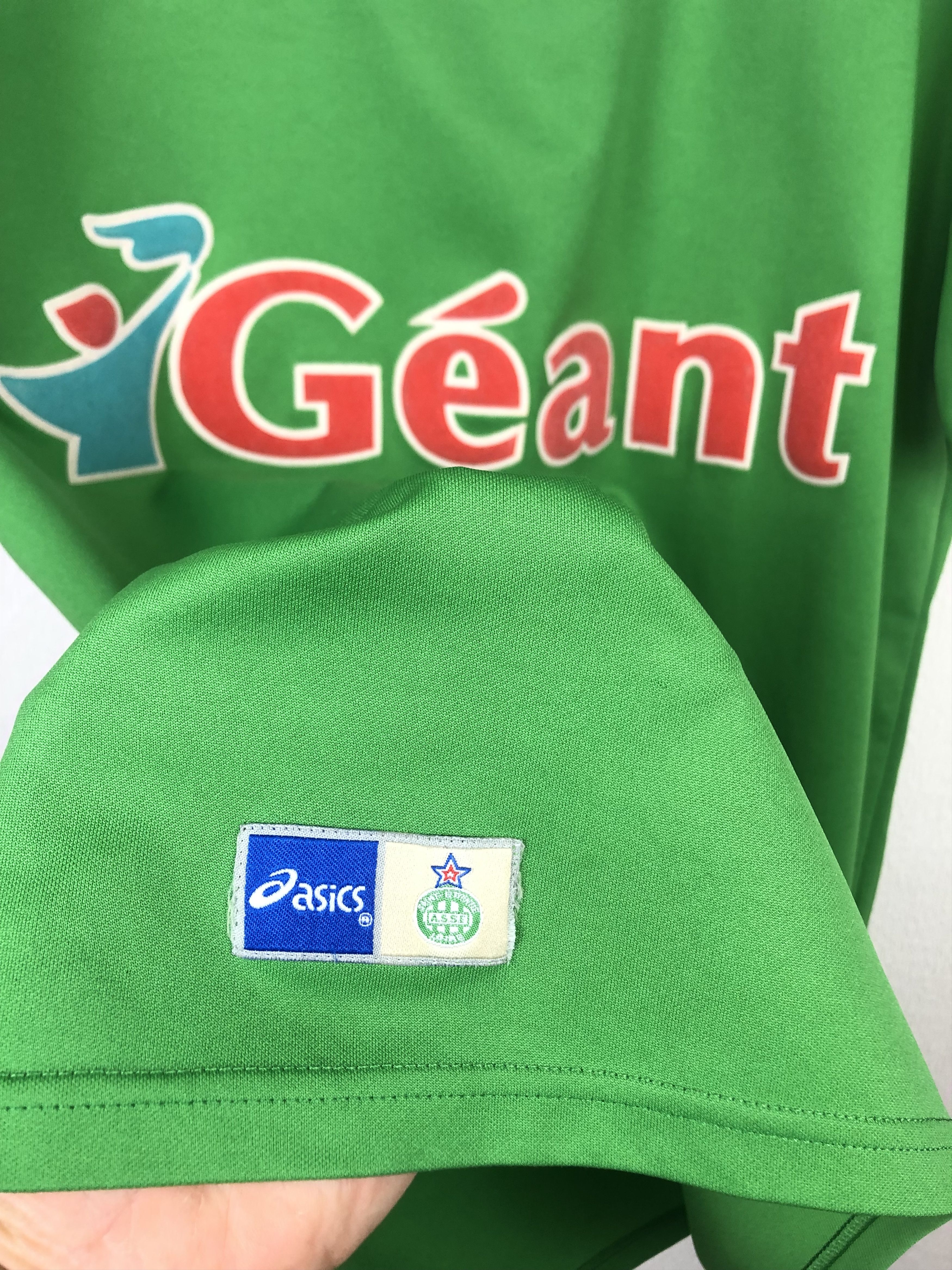 Vintage St Etienne Home football shirt 1999 Soccer Asics Jersey Rare Size US XL / EU 56 / 4 - 6 Thumbnail
