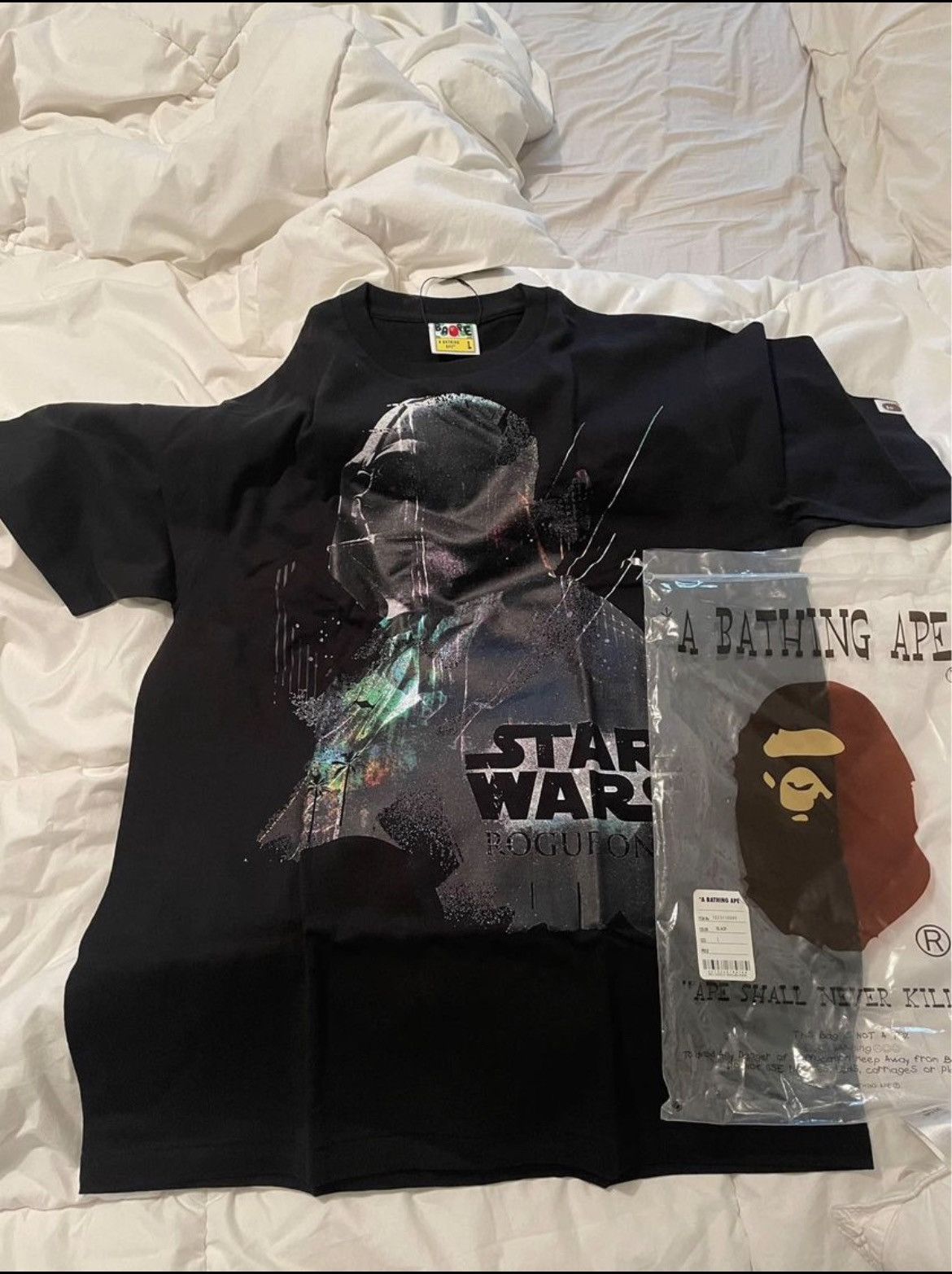 Bape Bape x Star Wars Rogue One Tee | Grailed 