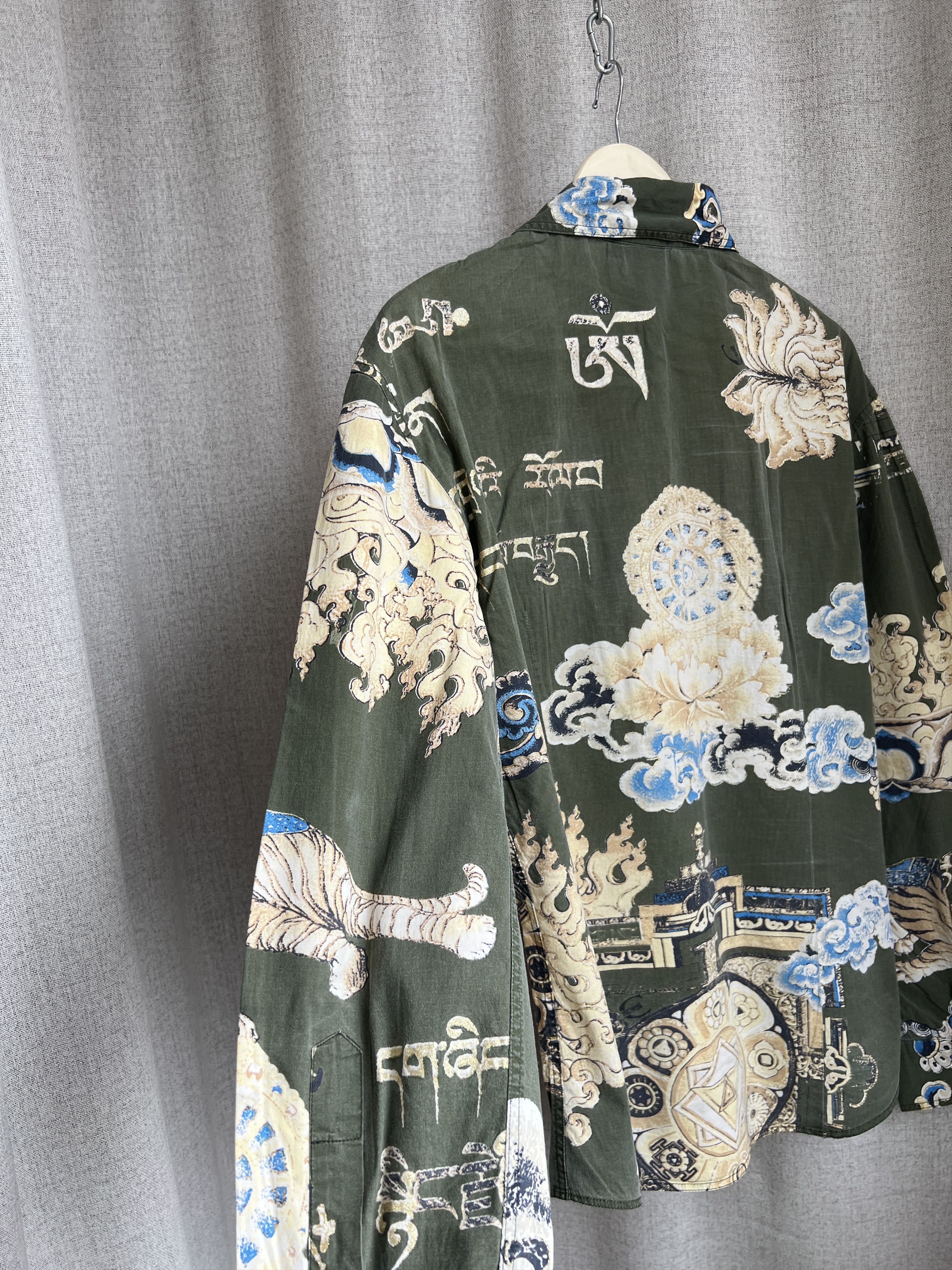 Just Cavalli Vintage Just Cavalli Allover Printed Button Up Shirt Tiger Size US L / EU 52-54 / 3 - 7 Thumbnail