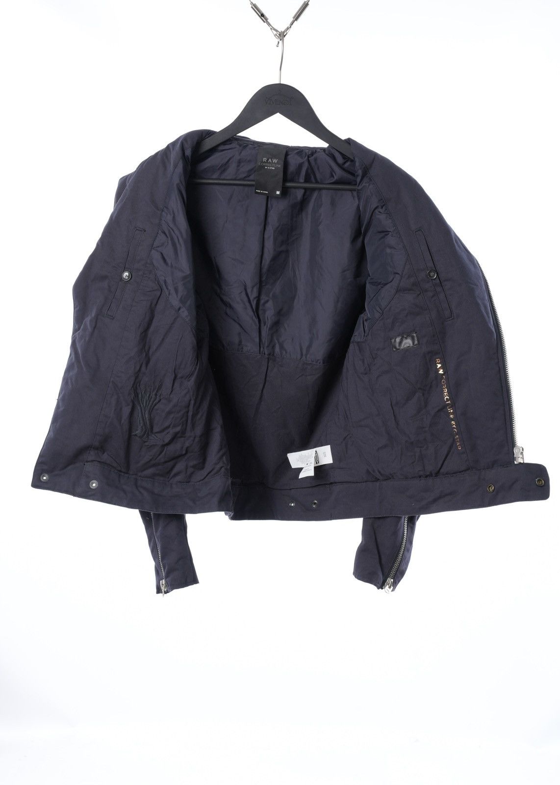 G-Star G-Star Raw Biker Moto Zipper Cropped Denim Jacket M Size US M / EU 48-50 / 2 - 9 Thumbnail