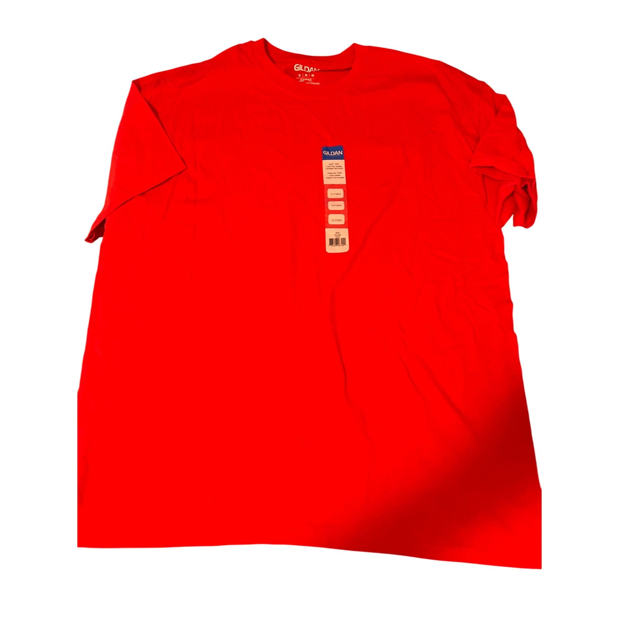 Gildan Gildan Adult Red T-Shirt XL Preshrunk Cotton Comfortable Cas Size US XL / EU 56 / 4 - 1 Thumbnail