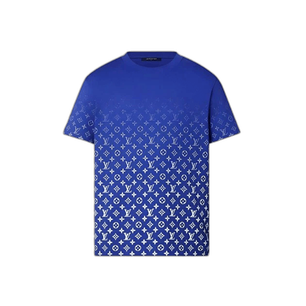 Louis Vuitton Louis Vuitton Blue Gradient Short Sleeve Shirt Size US L / EU 52-54 / 3 - 1 Thumbnail