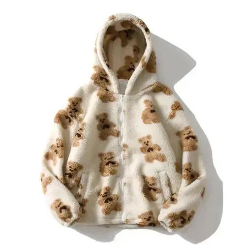 VIBE Harajuku Jacket Bear printed Size US M / EU 48-50 / 2 - 3 Thumbnail