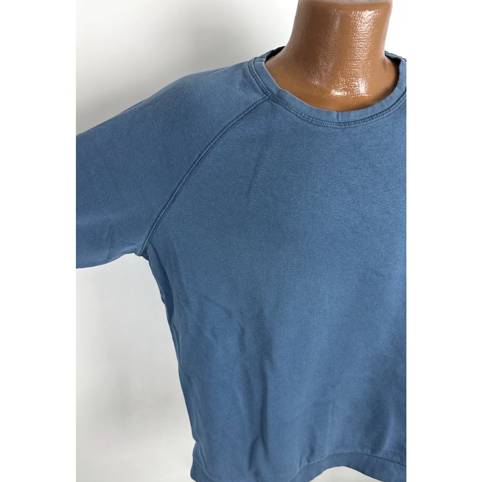 Vintage Peloton Sweatshirt Mens L Blue Raglan Crewneck Logo Spellout Cotton Blend Workout Shirt Size US L / EU 52-54 / 3 - 4 Thumbnail