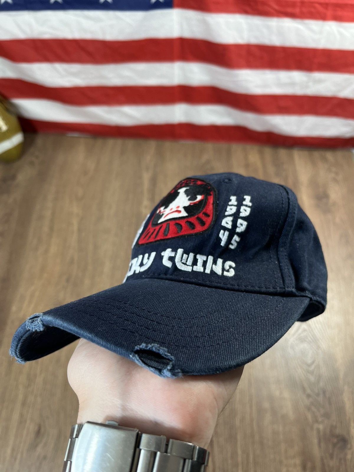 Dsquared2 × Vintage Lucky Twins Cap From Dsquared2 Very Rare Size ONE SIZE - 6 Thumbnail