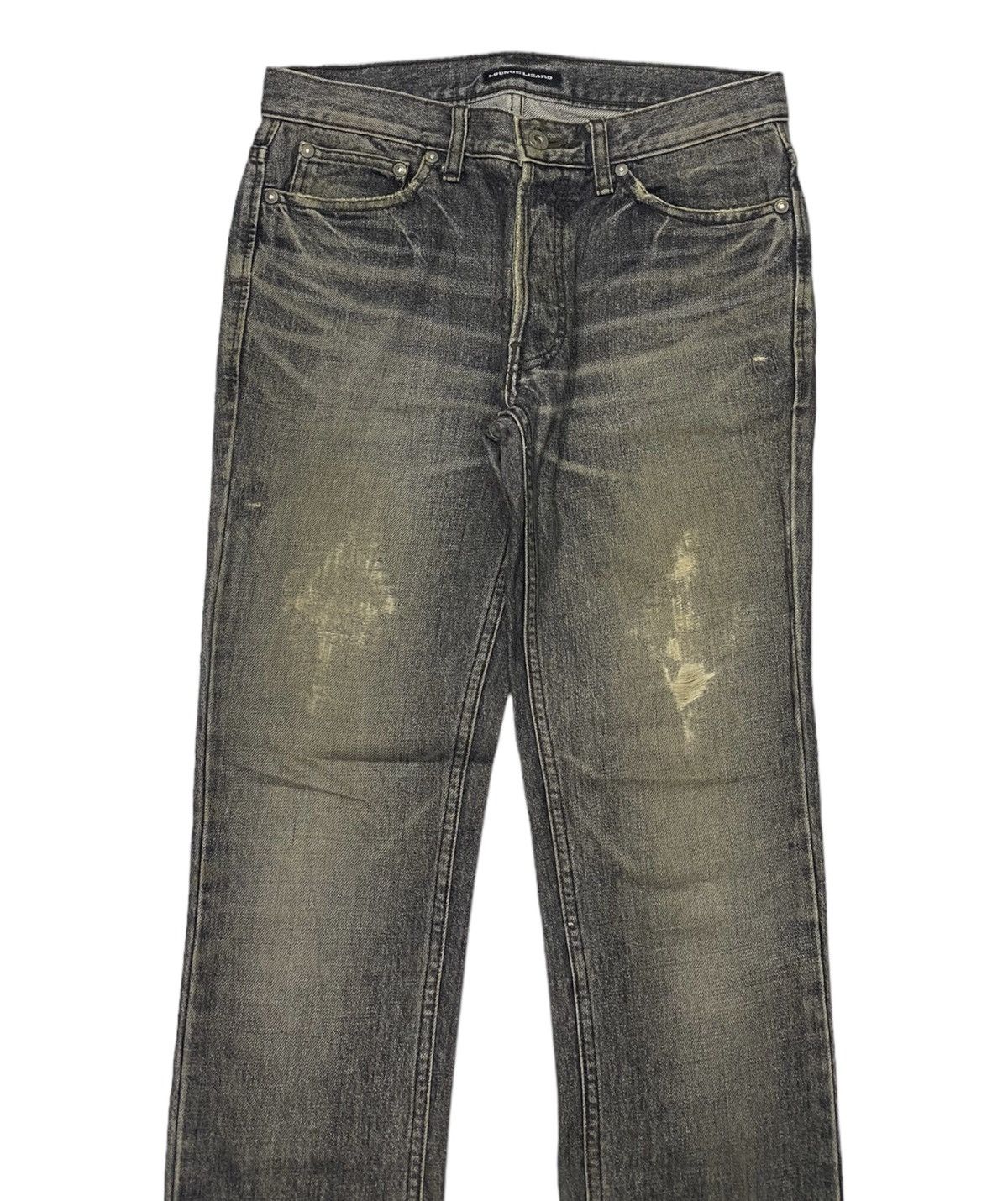 Hysteric Glamour LOUNGE LIZARD DISTRESSED DENIM JEANS Size 30" / US 8 / IT 44 - 5 Thumbnail