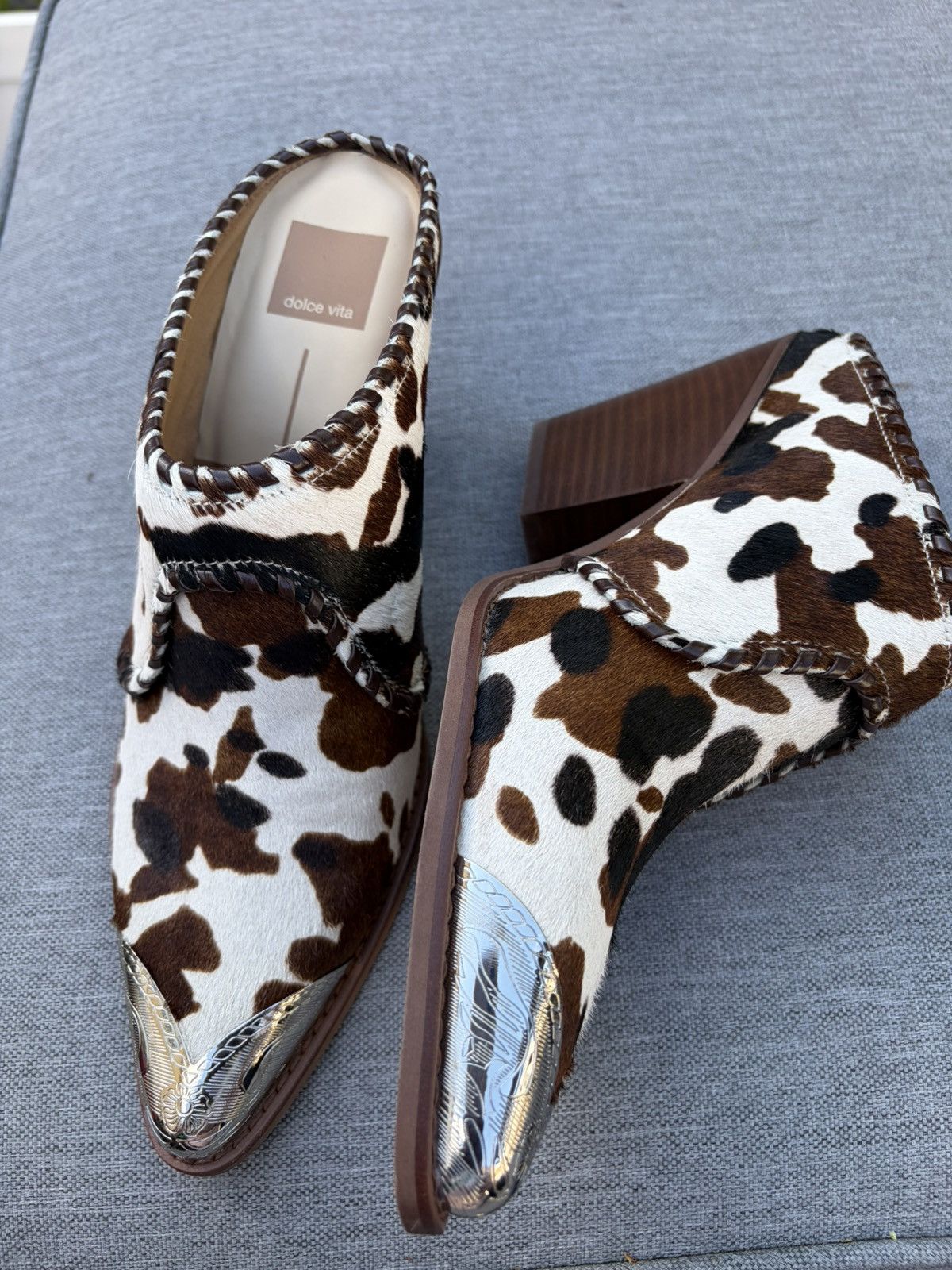 Dolce Vita Dolce Vita Jolyn Ankle Boots Cow Print Calf Hair Size US 9 / IT 39 - 1 Thumbnail