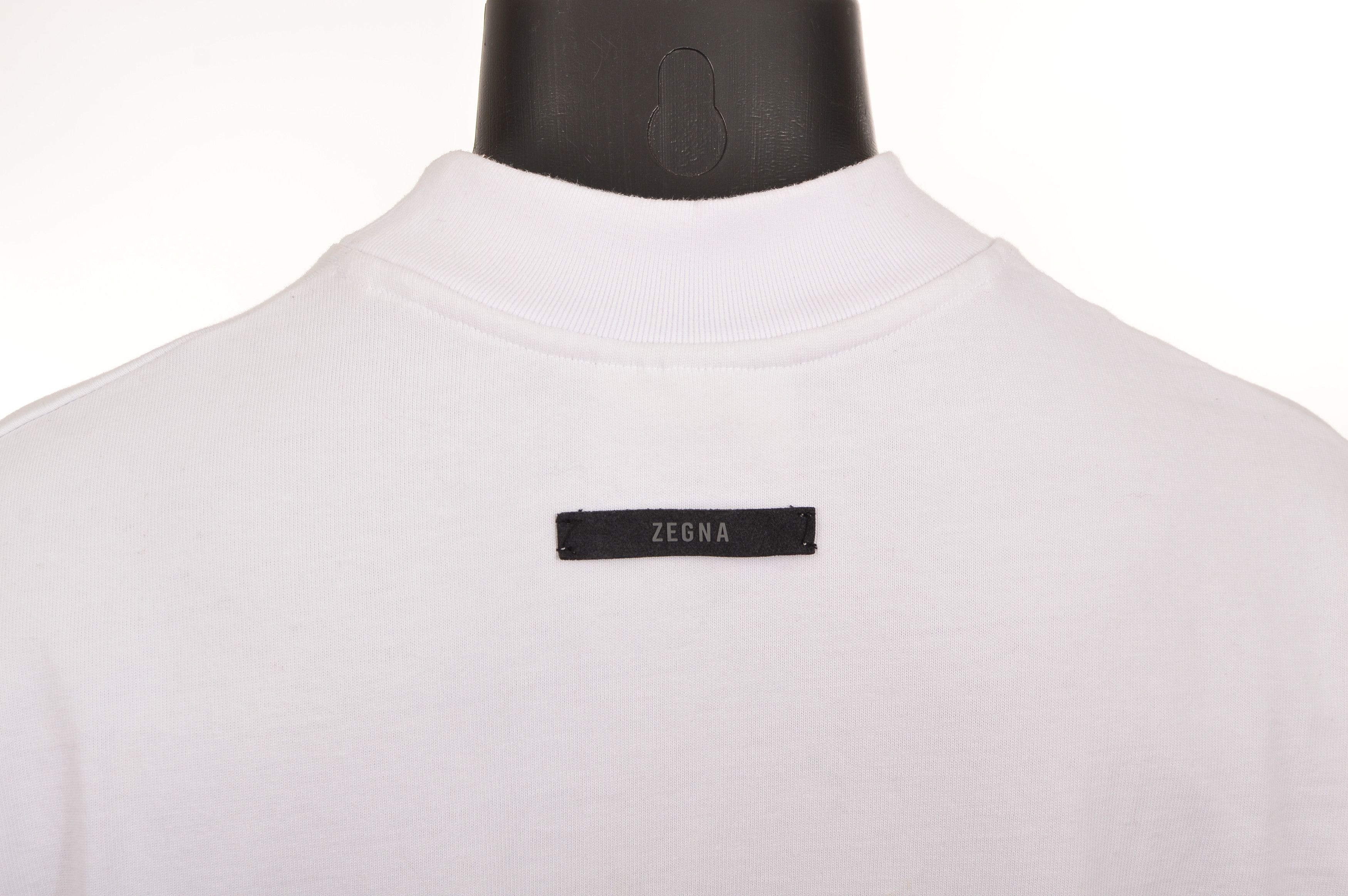 Ermenegildo Zegna × Fear of God DDP Fear of god x Zegna White Big Spellout Logo SS T-Shirt Size US M / EU 48-50 / 2 - 4 Thumbnail