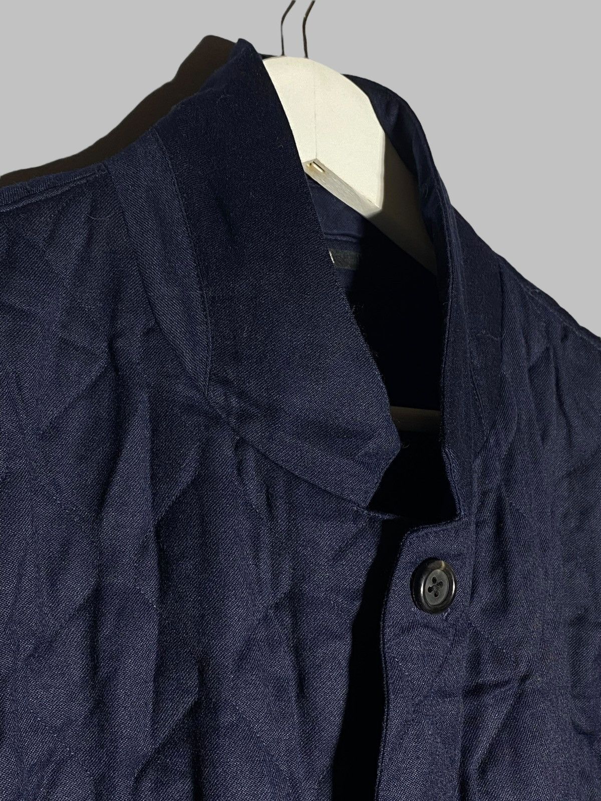 Z Zegna 🔥 ZEGNA WOOL V-NECK QUILTED PADDED JACKET ITALY CLASSIC FIT Size US XL / EU 56 / 4 - 6 Thumbnail