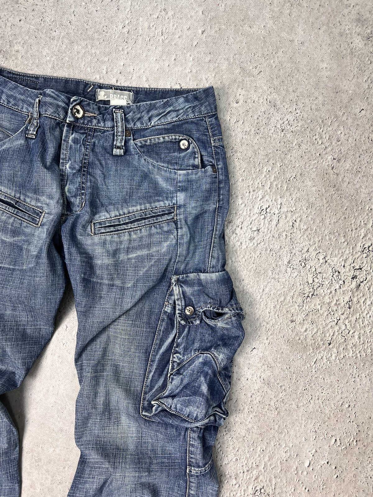 Diesel VTG Balenciaga Style Diesel Baggy Washed Jeans y2k Size US 31 - 4 Thumbnail
