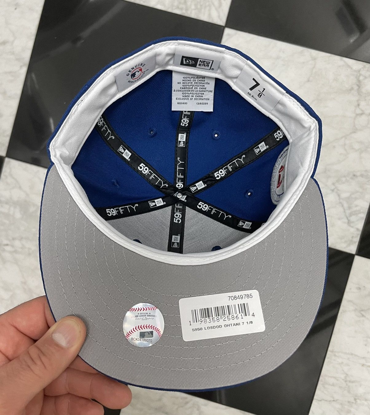 New Era 🔥 Exclusive Ohtani Dodgers fitted size 7 1/8 Size ONE SIZE - 5 Thumbnail