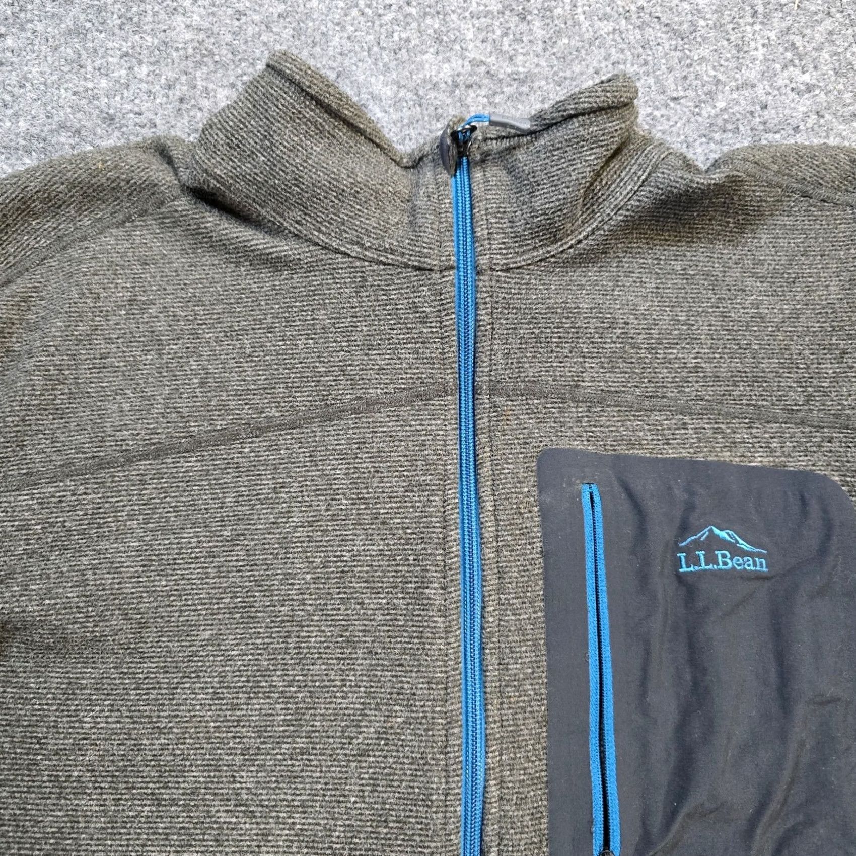Vintage LL Bean Sweater Mens Size XL Gray Fleece Full Zip Pockets Outdoors Size US XL / EU 56 / 4 - 2 Thumbnail