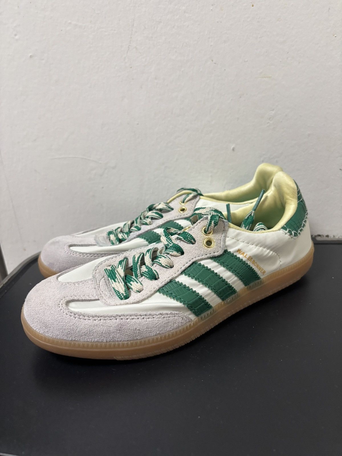 Adidas × Wales Bonner Adidas x Wales Bonner Samba Low White Green Size 6US RARE Size US 6 / IT 36 - 2 Thumbnail