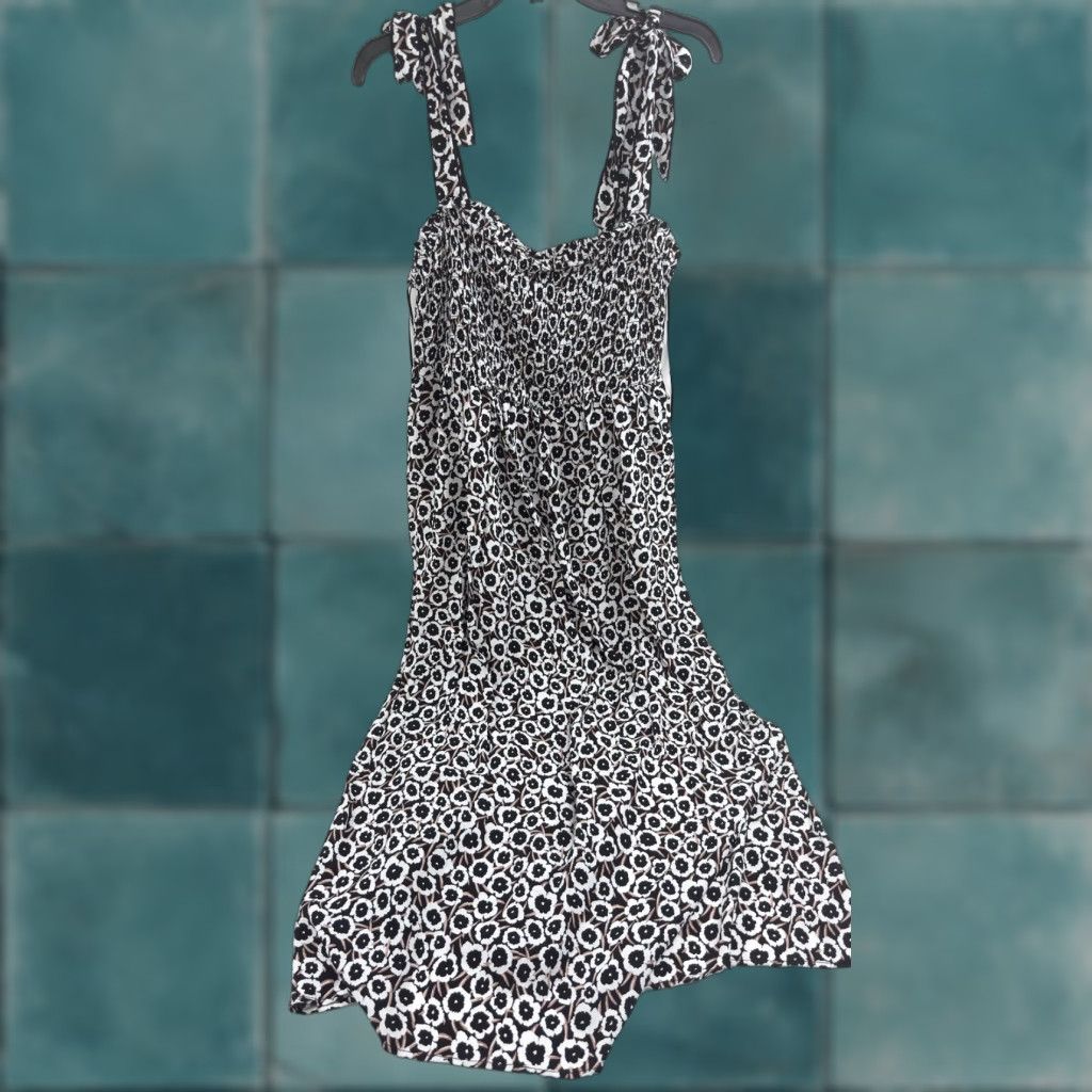 Diane von Furstenberg VINTAGE Diane von Furstenberg Dress Womens 2XL Sleeveless Floral Sundress Casual Summer Tie Strap Size XXL / US 16-18 / IT 52-54 - 1 Thumbnail