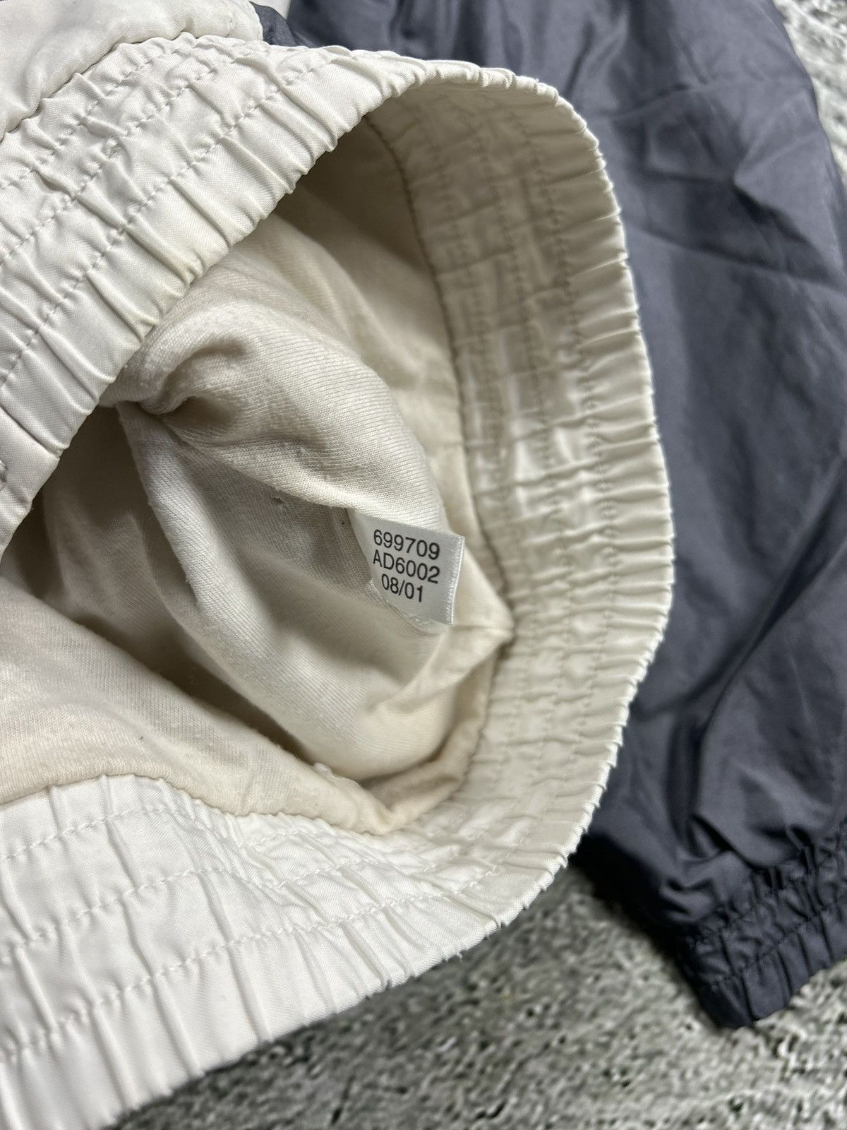 Adidas × Vintage Adidas track suit grey white pants windbreaker vintage Size US XL / EU 56 / 4 - 8 Thumbnail