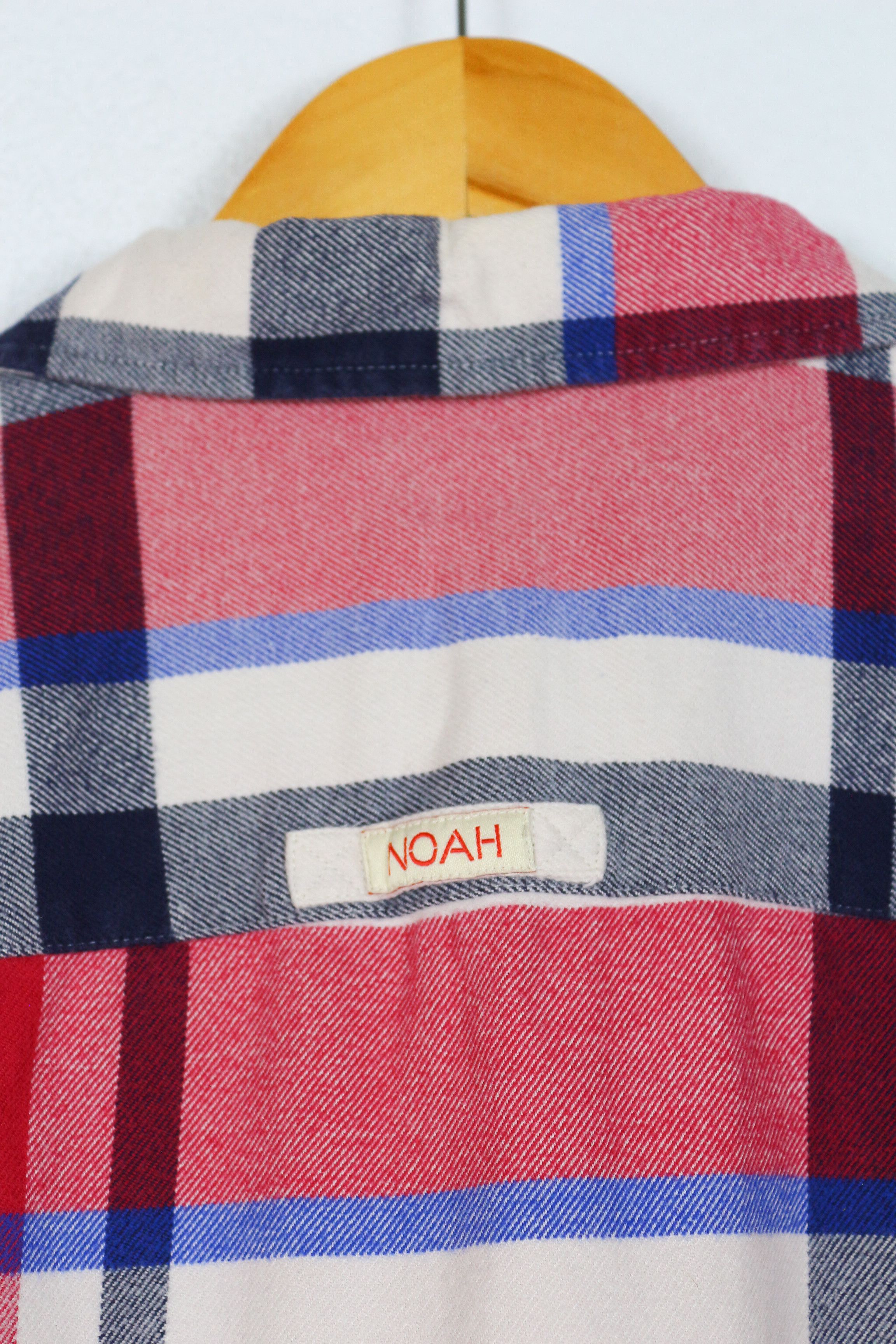 Noah Noah Plaid Flannel Heavyweight Cotton Shirt SS20 Camp Collar Size US XL / EU 56 / 4 - 7 Thumbnail