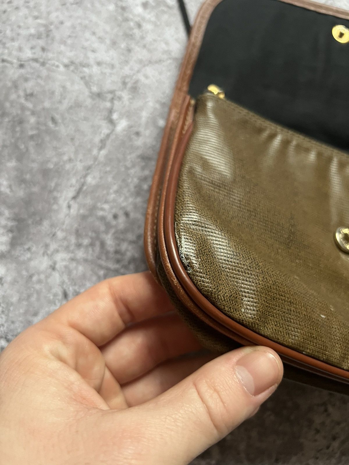 Fendi Vintage 70s 80s Fendi Clutch Bag Monogram Size ONE SIZE - 8 Thumbnail