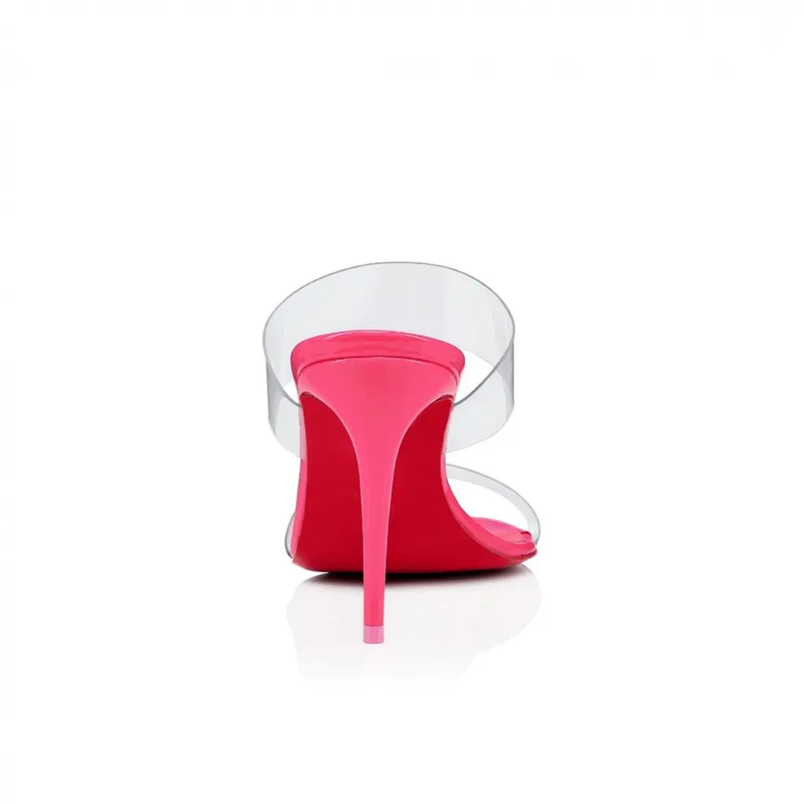 Christian Louboutin Christian Louboutin Just Nothing 85 Pink Patent PVC Sandal Size US 6.5 / IT 36.5 - 10 Thumbnail