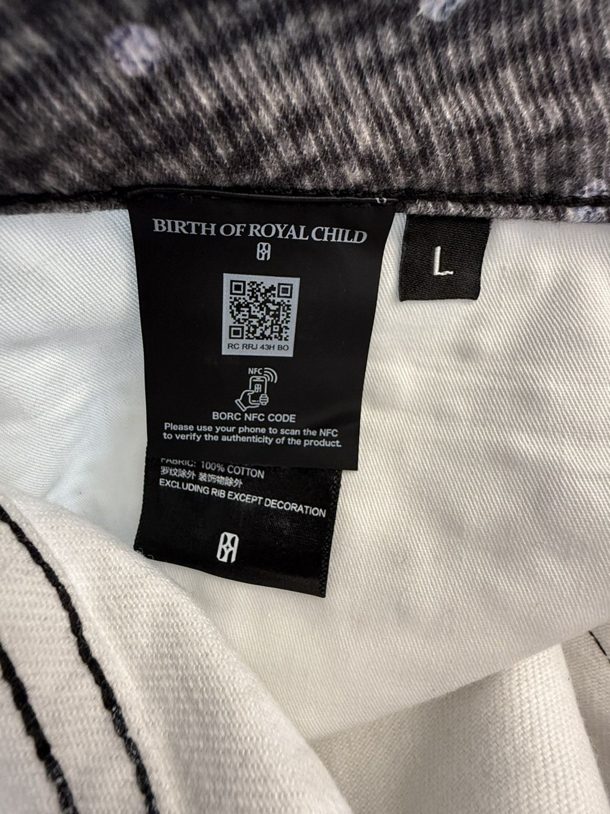 Birth of Royal Child Birth of Royal Child Diamond Boro Denim Size US 34 / EU 50 - 4 Thumbnail