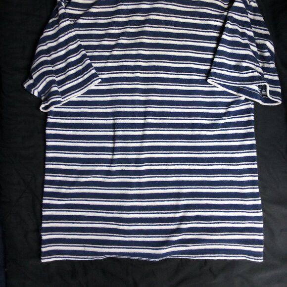 Other Vintage On The Brink Stripe Terry Cloth Polo Shirt Size US L / EU 52-54 / 3 - 8 Thumbnail