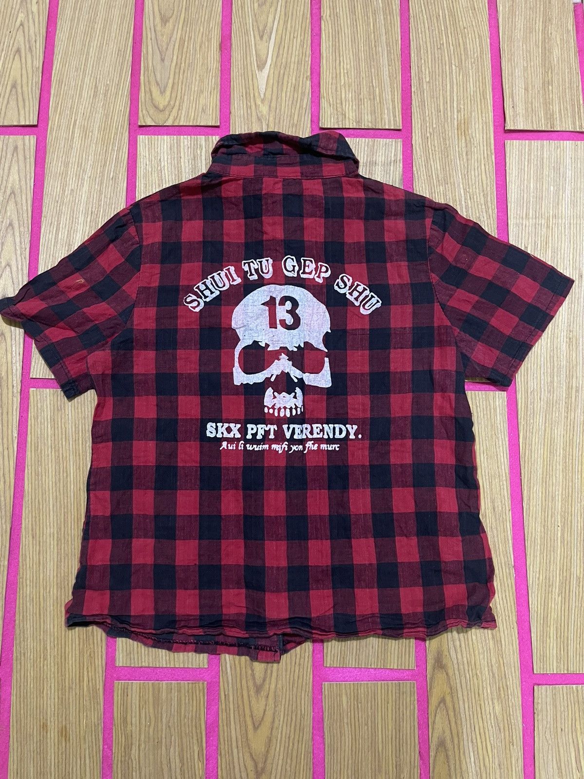 If Six Was Nine Y2K CHYAN IN short sleeve shirt skull ifsix style Size M / US 6-8 / IT 42-44 - 5 Thumbnail
