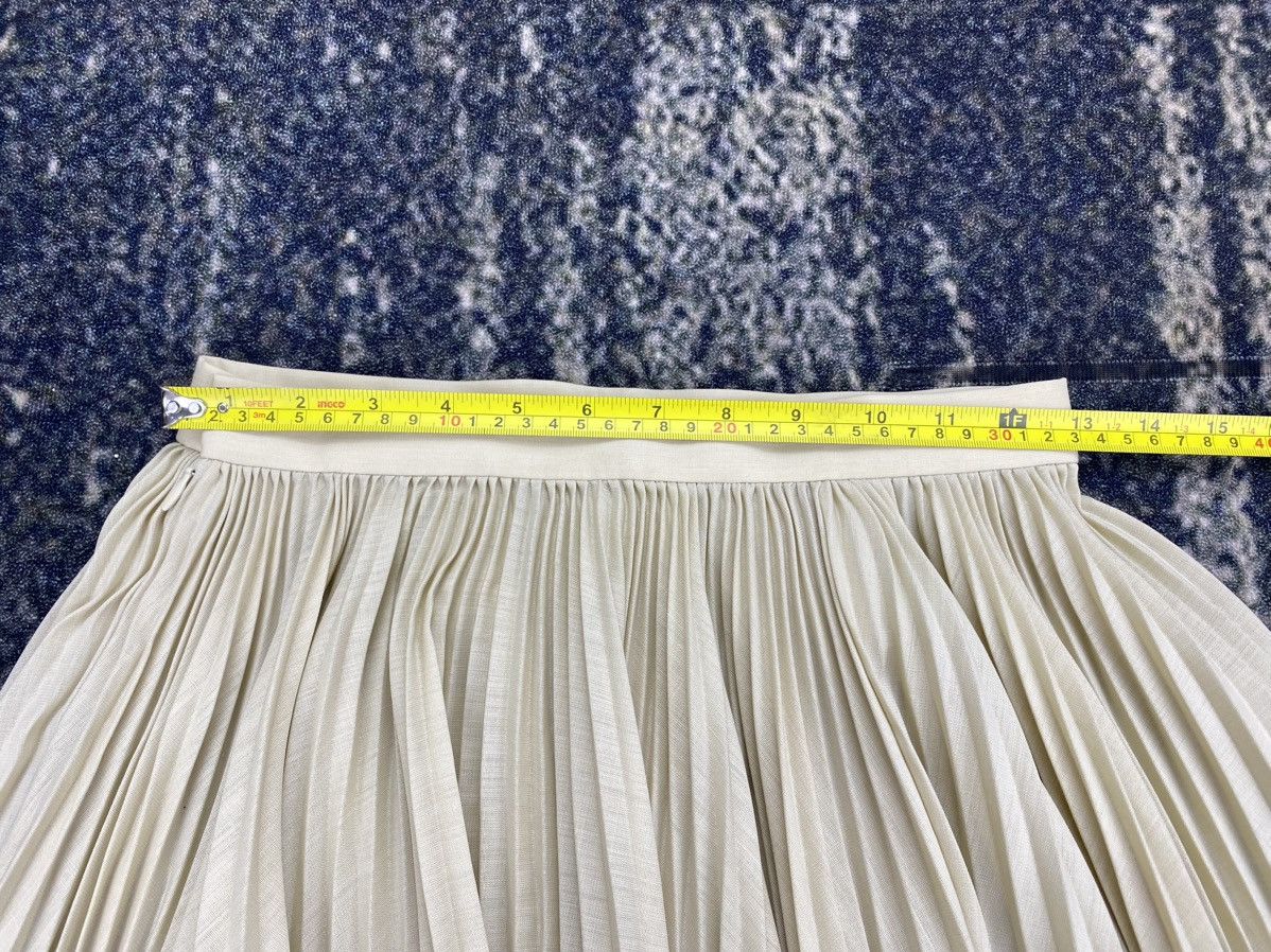 Dior 🔥RARE🔥 Vintage 1980’s CHRISTIAN DIOR Pleated Khaki Skirt Size 26" / US 2 / IT 38 - 11 Thumbnail