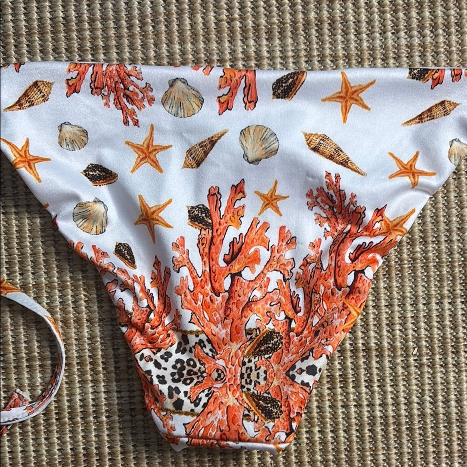 Other NWT Antica Sartoria Positano Coral Print Bikini Set Size S Size ONE SIZE - 4 Thumbnail