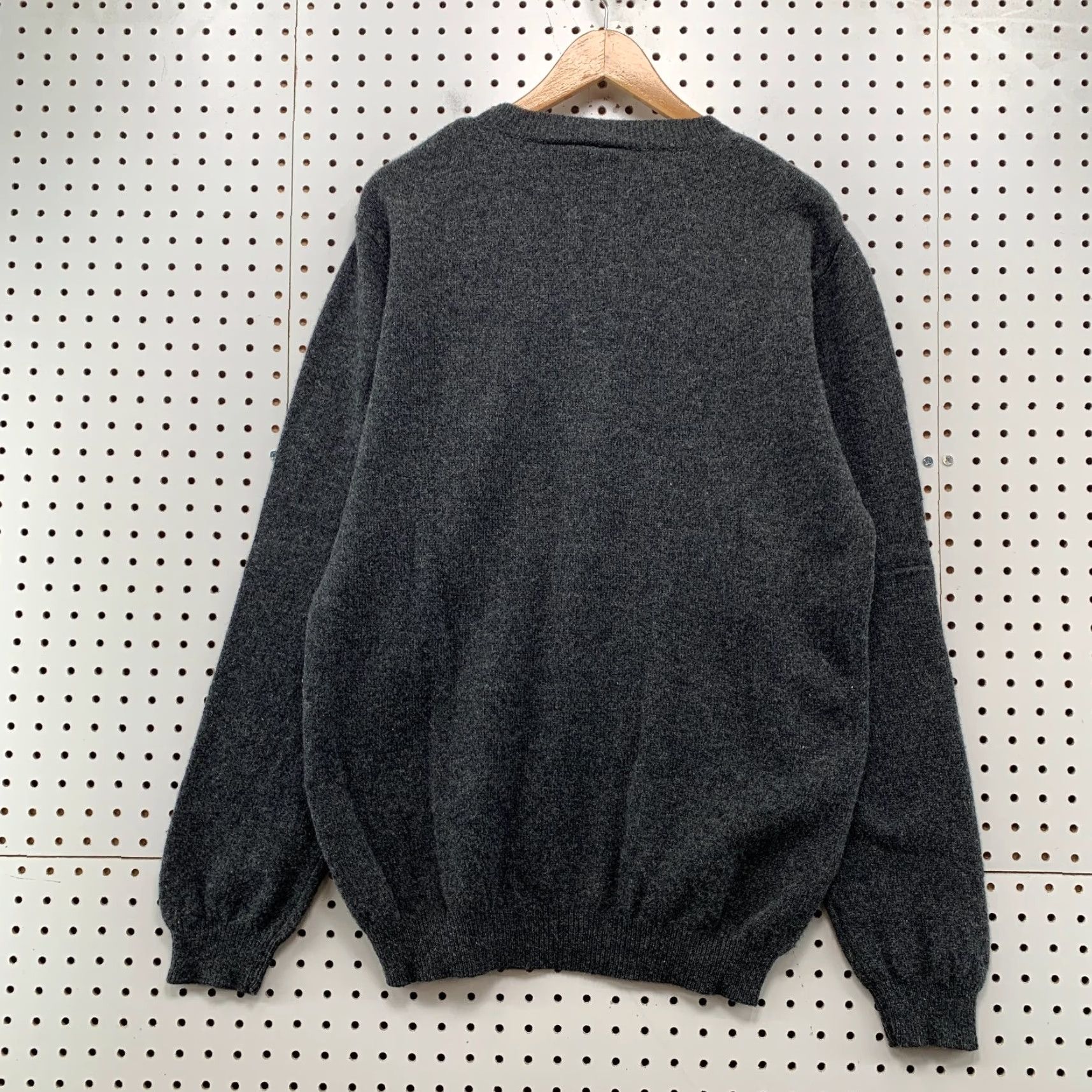 Vintage VINTAGE Field Gear Wool Argyle Sweater Mens L Gray Brown Lambswool Grandpa Dad Size US L / EU 52-54 / 3 - 2 Thumbnail