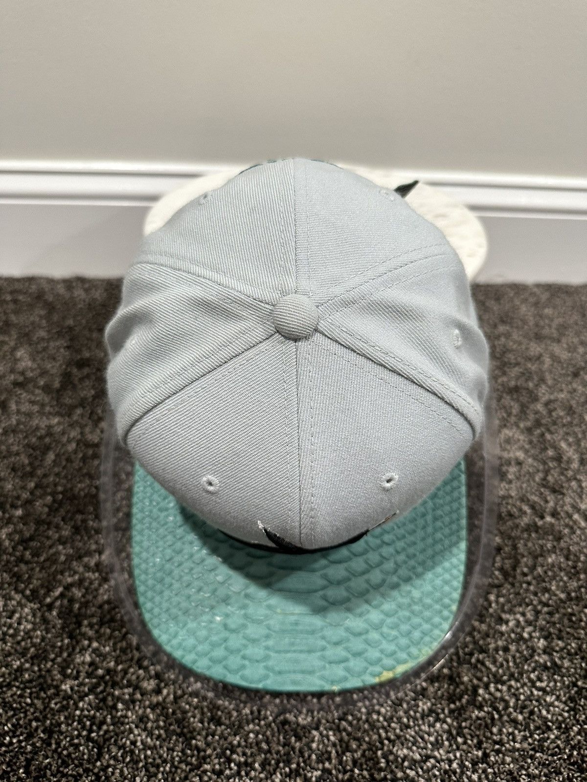 Just Don Just Don x Mitchell & Ness NHL San Hose Sharks Grey Hat Size ONE SIZE - 5 Thumbnail