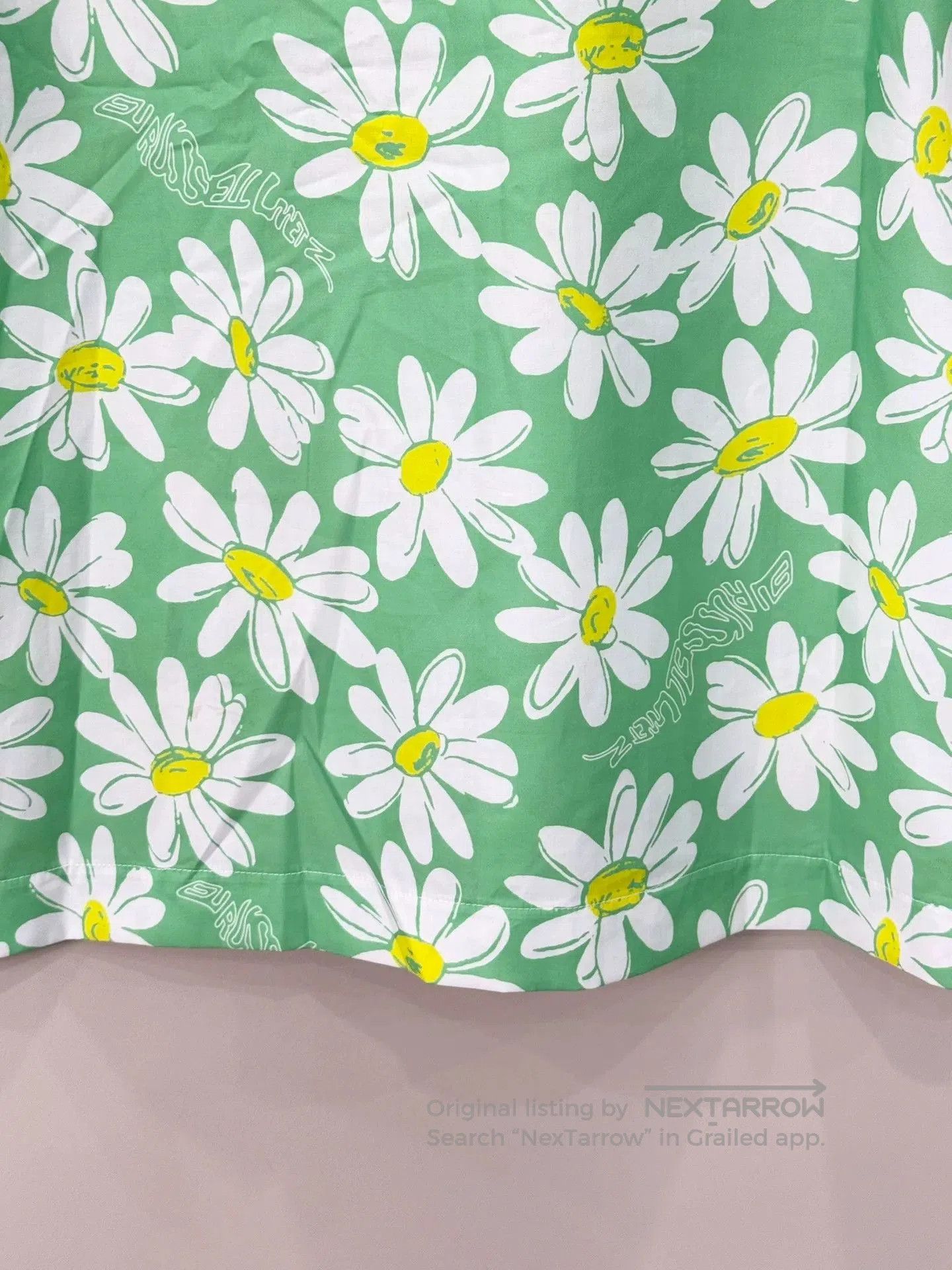 ERL Erl Green Daisy Print Shirt. Size S / US 4 / IT 40 - 6 Thumbnail
