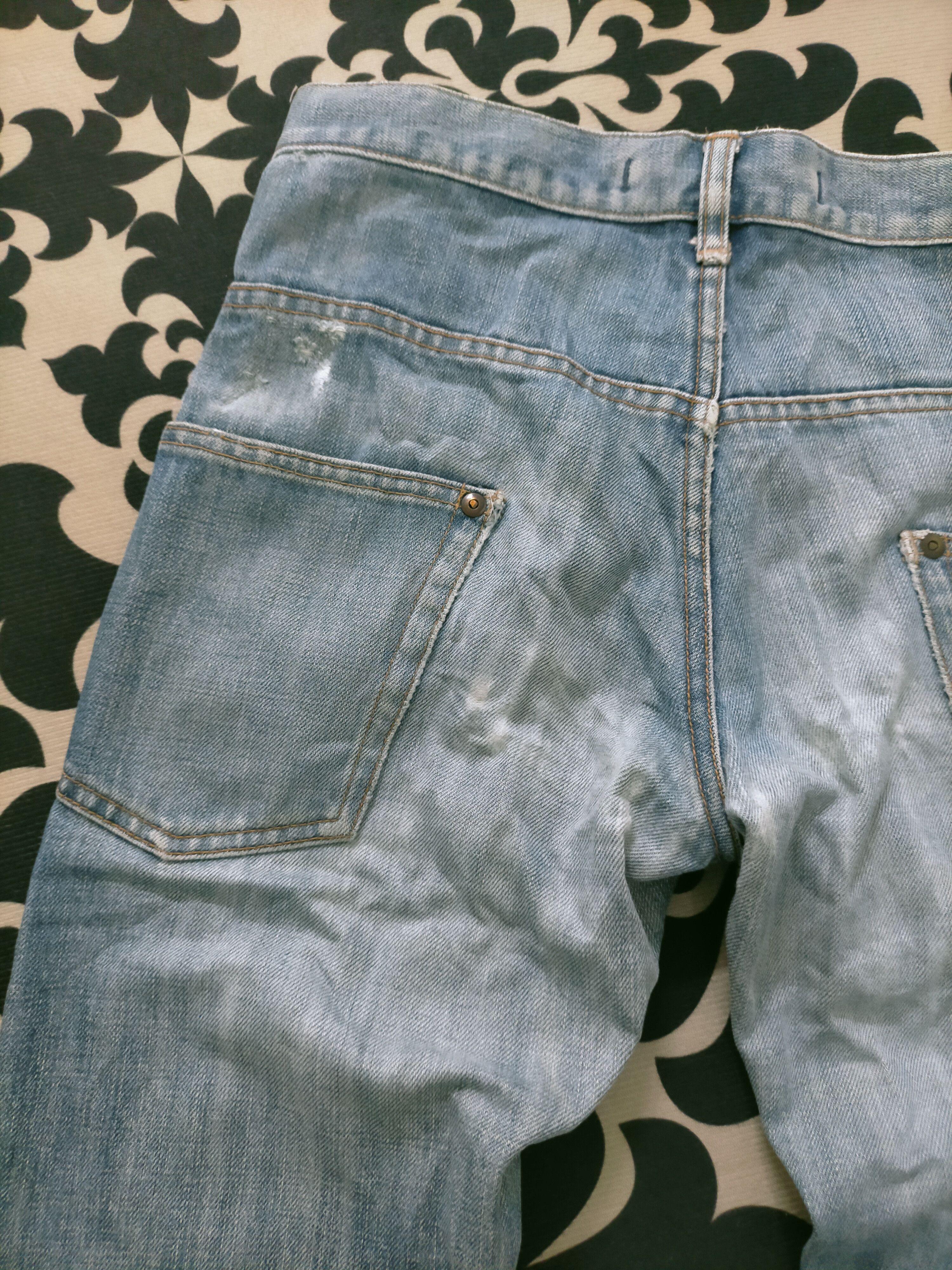 Maison MIHARA YASUHIRO 🔥 Rare 🔥 Vintage Miharayasuhiro Reconstructed Double Denim Size US 29 - 6 Thumbnail