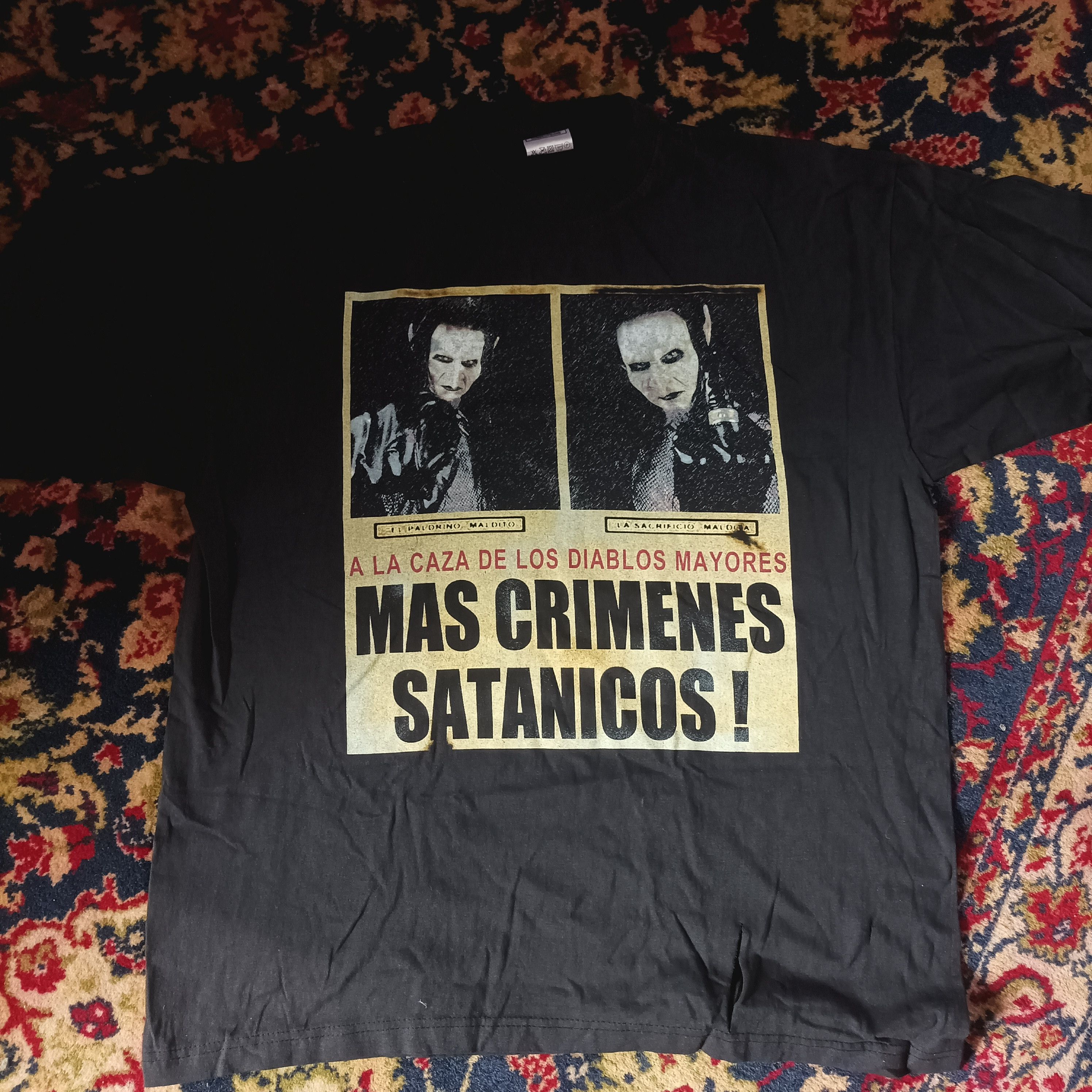 Vintage Mortiis 04 Official Mugshot crimines Size US XL / EU 56 / 4 - 1 Thumbnail