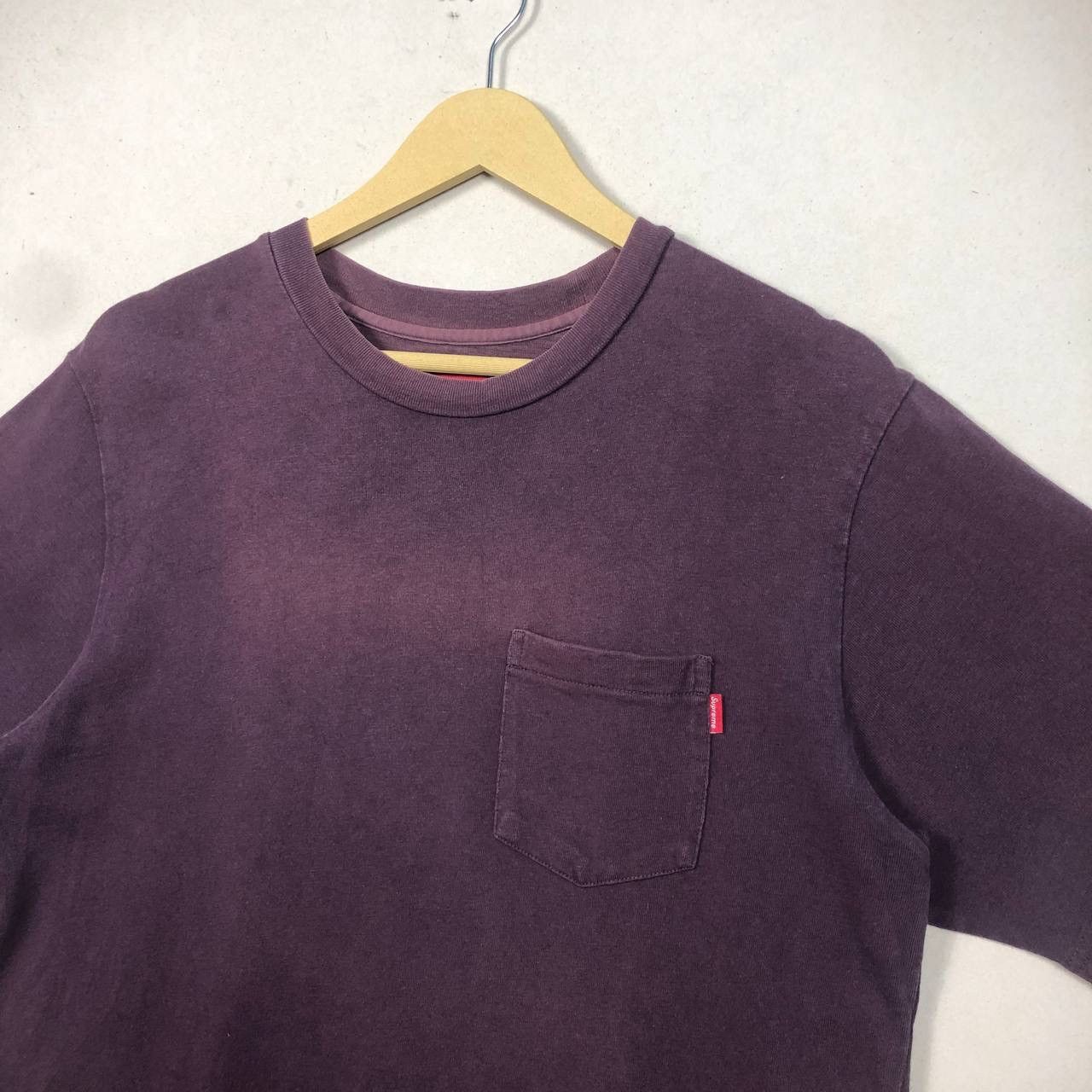 Supreme Sun Faded Vintage Distressed Supreme Pocket Tee Tshirt Size US S / EU 44-46 / 1 - 3 Thumbnail