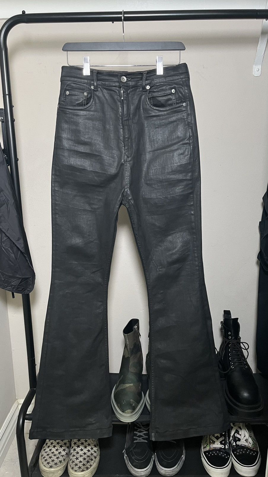 Rick Owens Drkshdw Bolan Bootcut Denim Black | Grailed