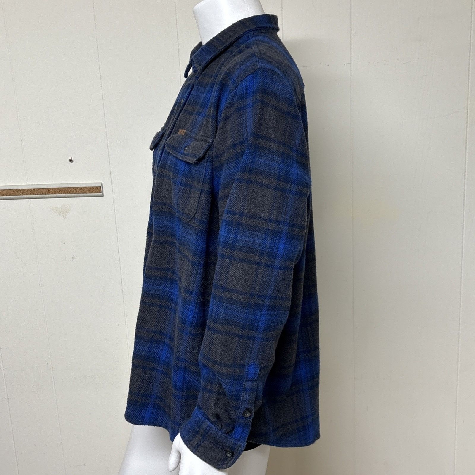 Orvis Orvis Shirt Jacket Mens 2XL Blue Gray Plaid Flannel Heavy Sh Size US XXL / EU 58 / 5 - 2 Thumbnail