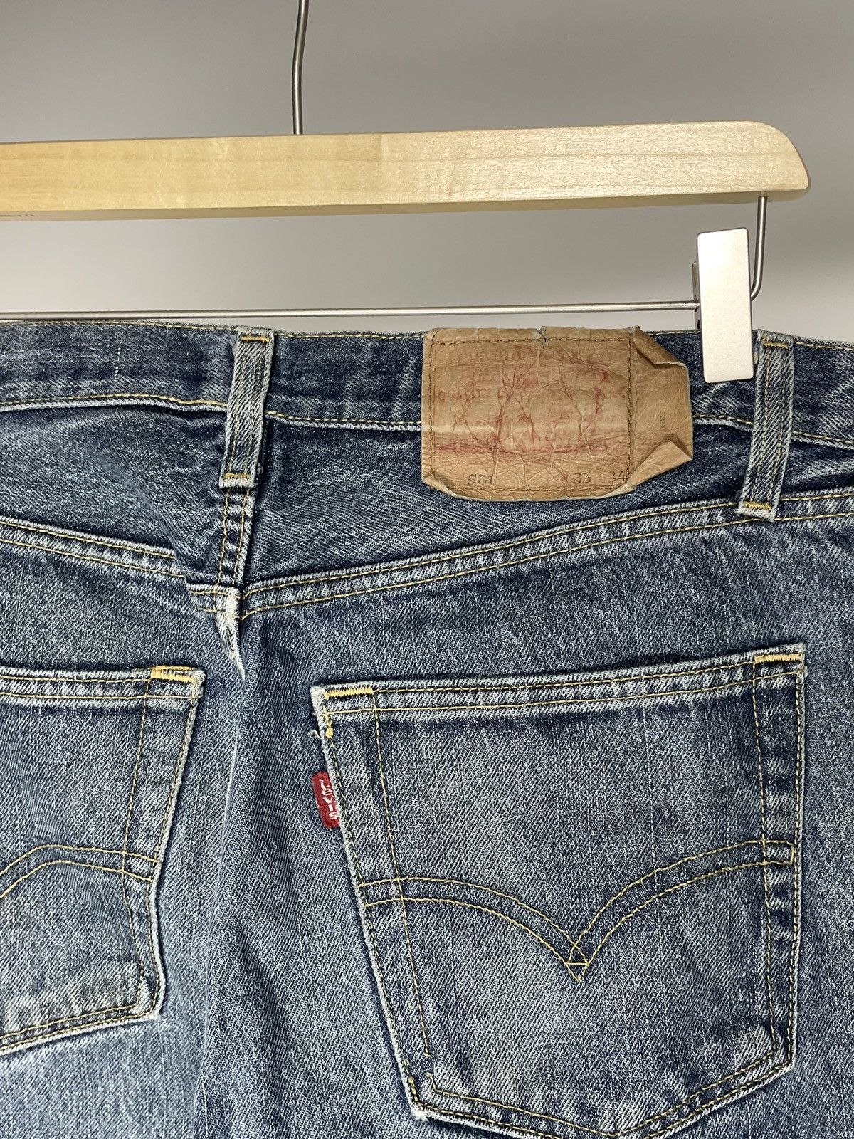 Levi's Vintage Clothing Levi’s 501 ( Size 33 ) Vintage Mud Washed Denim Jeans Pants Size US 33 - 4 Thumbnail