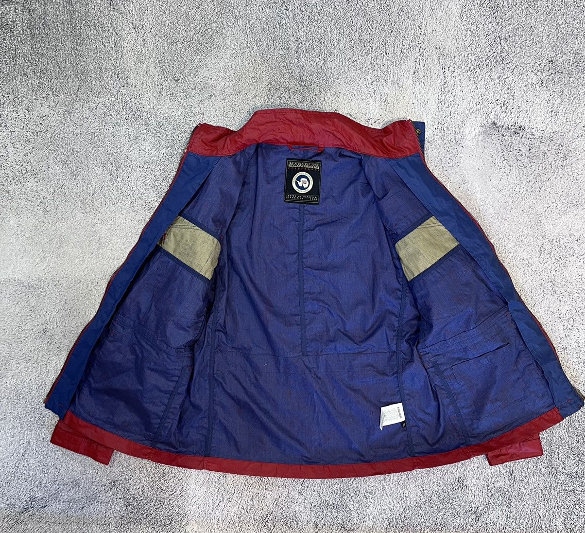 Napapijri Napapijri Men’s Jacket Wax Corpo Red Big Logo Size XL Size US XL / EU 56 / 4 - 11 Thumbnail