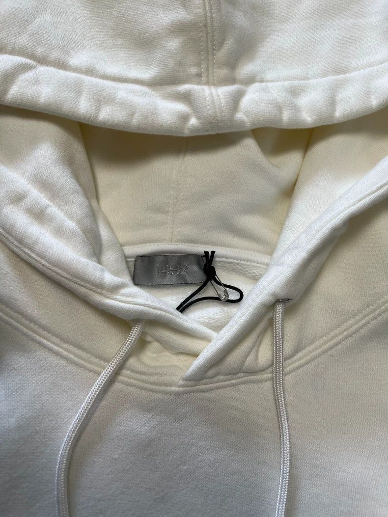 Dior Dior Dior White Logo Hooded Sweatshirt-2507 Size US M / EU 48-50 / 2 - 5 Thumbnail