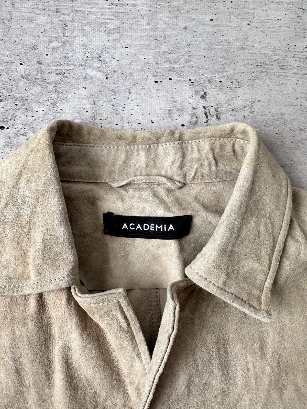 Other ACADEMIA by Beymen Luxury Lambskin Leather Shirt Size 52 L Size US L / EU 52-54 / 3 - 8 Thumbnail