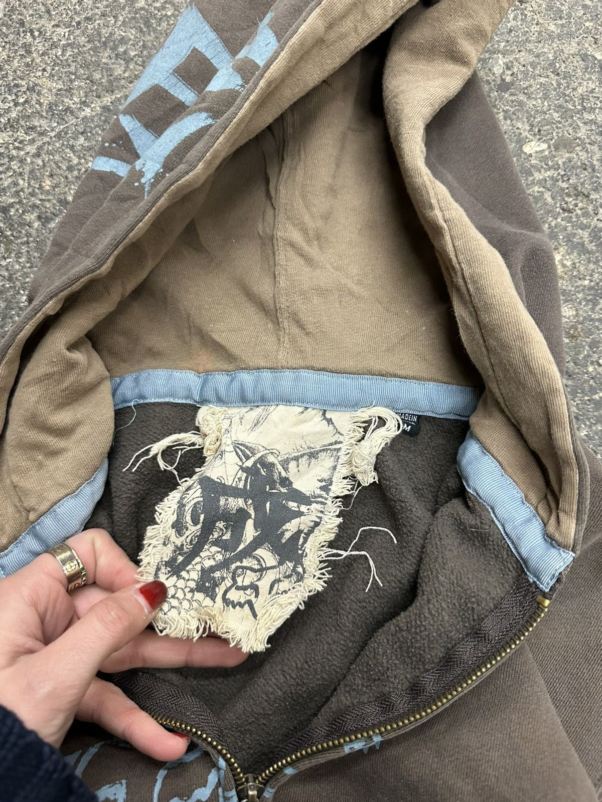Other Y2K grunge Fox racing hoodie Size US M / EU 48-50 / 2 - 8 Thumbnail