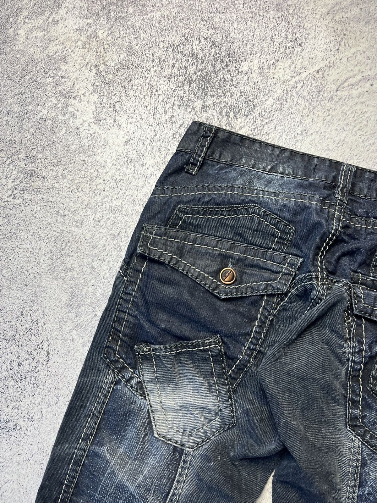 Japanese Brand 0Os VINTAGE Avant Garde Japanese Style Baggy Pants Y2K Size US 32 / EU 48 - 20 Thumbnail