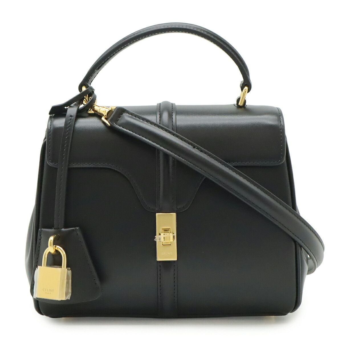 Celine Celine Celine 16 Mini Calfskin 2way Handbag Leather Shoulder Bag 197983 DUTY FREE for USA Size ONE SIZE - 1 Thumbnail
