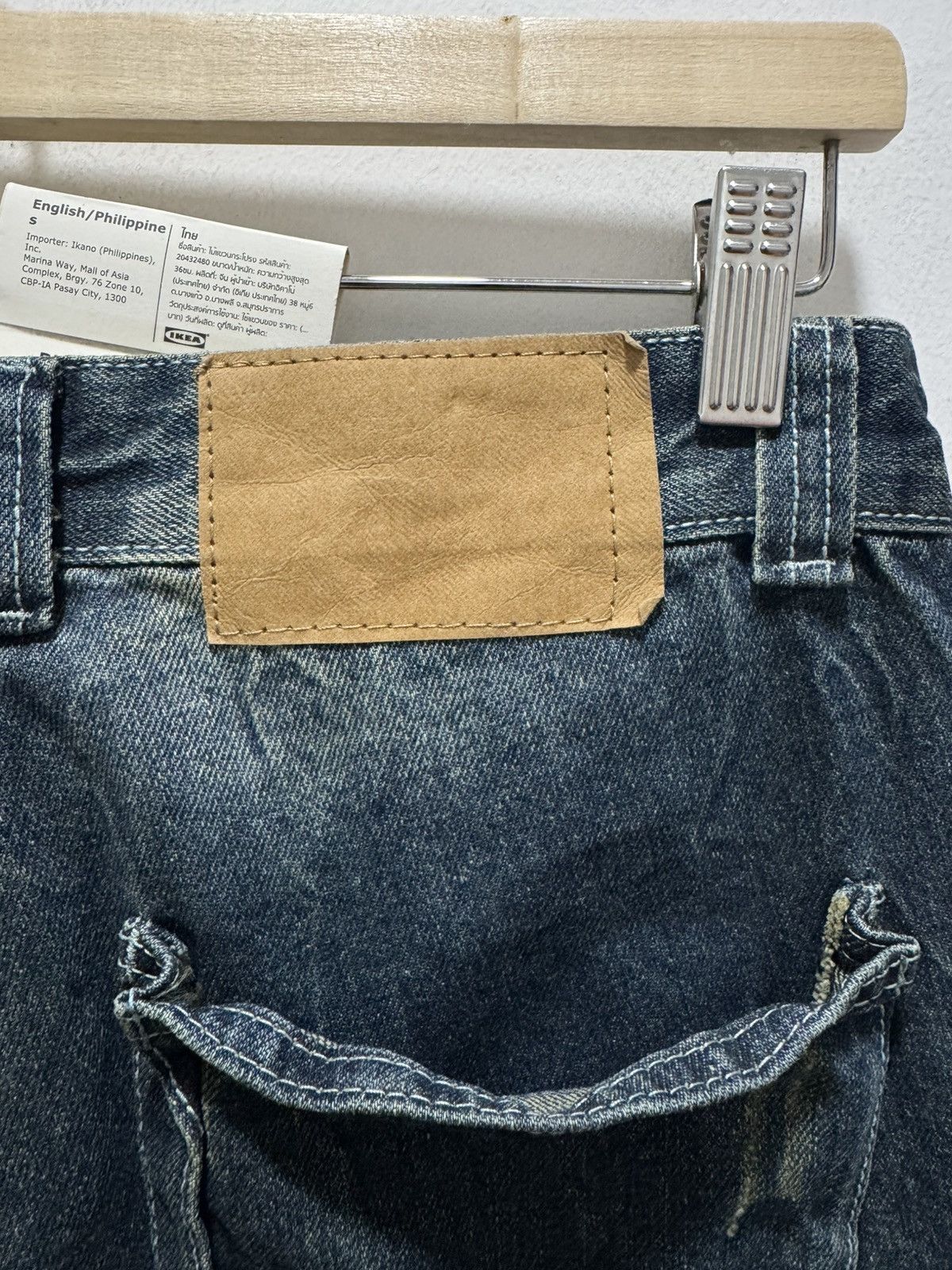 Vintage VINTAGE ARCADE CARGO STYLE RARE DISTRESSED DENIM JEANS Size US 29 - 15 Thumbnail