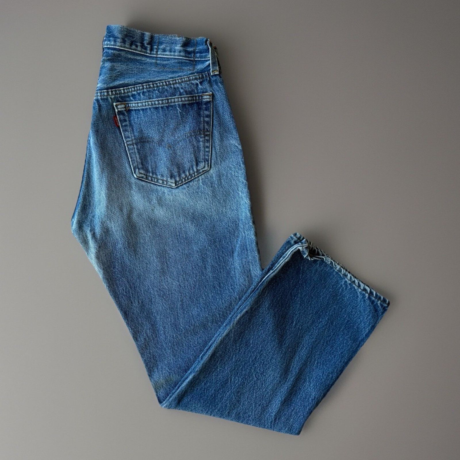 Levi's × Vintage Vintage Levis 501 Jeans 32 Blue 80s Dark Wash Made in USA Size US 32 / EU 48 - 1 Thumbnail