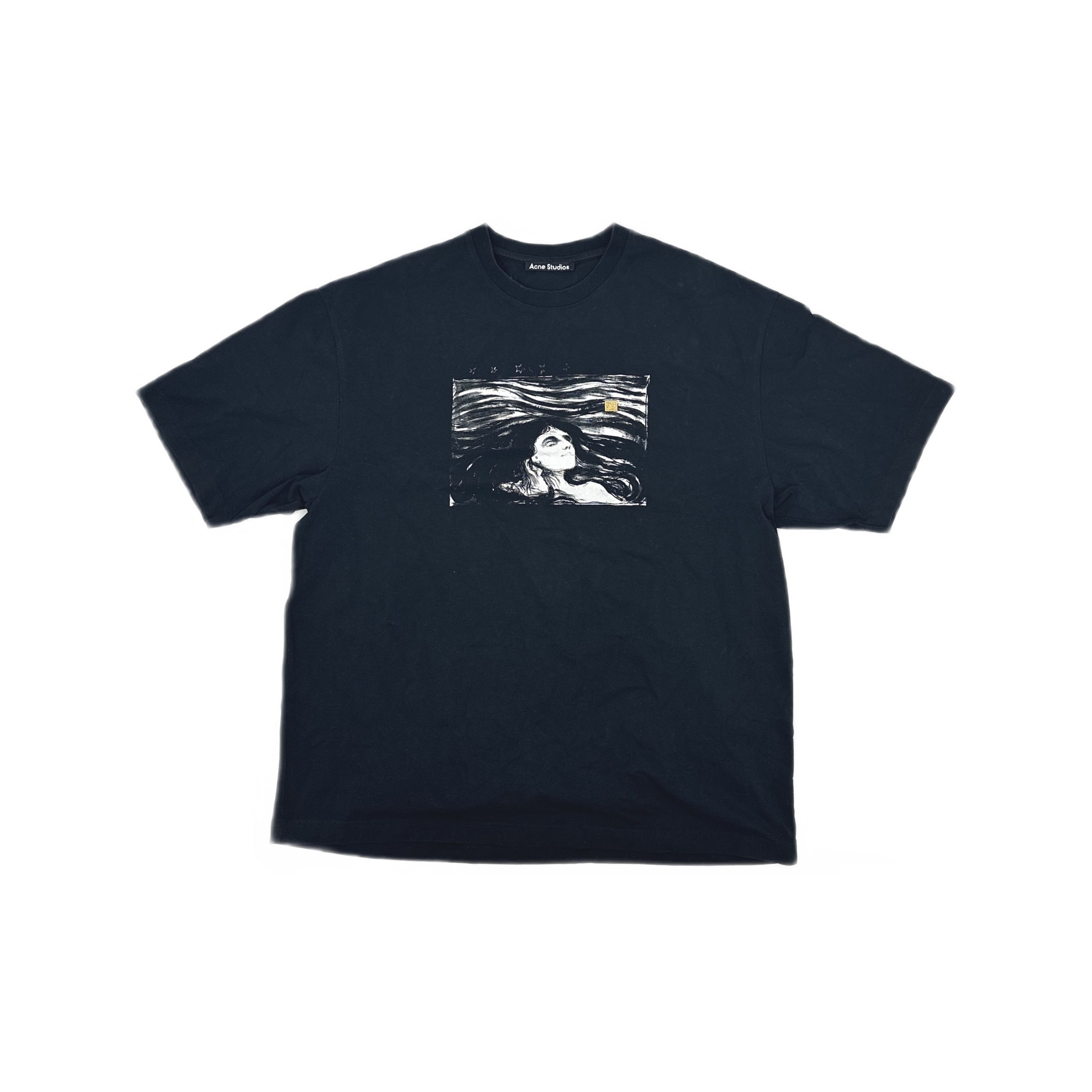 Acne Studios Acne Studios Lovers in the Waves Graphic T-Shirt L Size L / US 10 / IT 46 - 1 Thumbnail