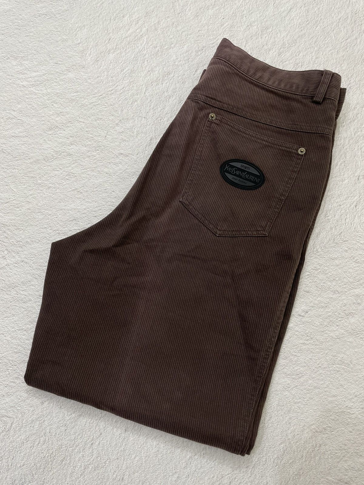 Yves Saint Laurent Yves saint laurent corudoroy pants Size US 31 - 1 Thumbnail