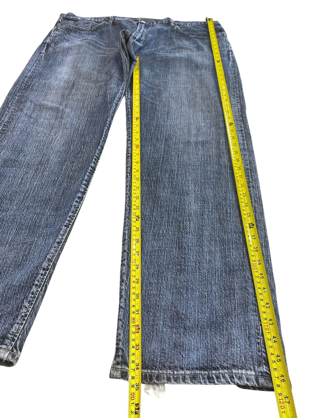 Edwin Edwin Vintage Faded Acid Blue Wash Style Straight Jeans Size US 44 / EU 60 - 11 Thumbnail
