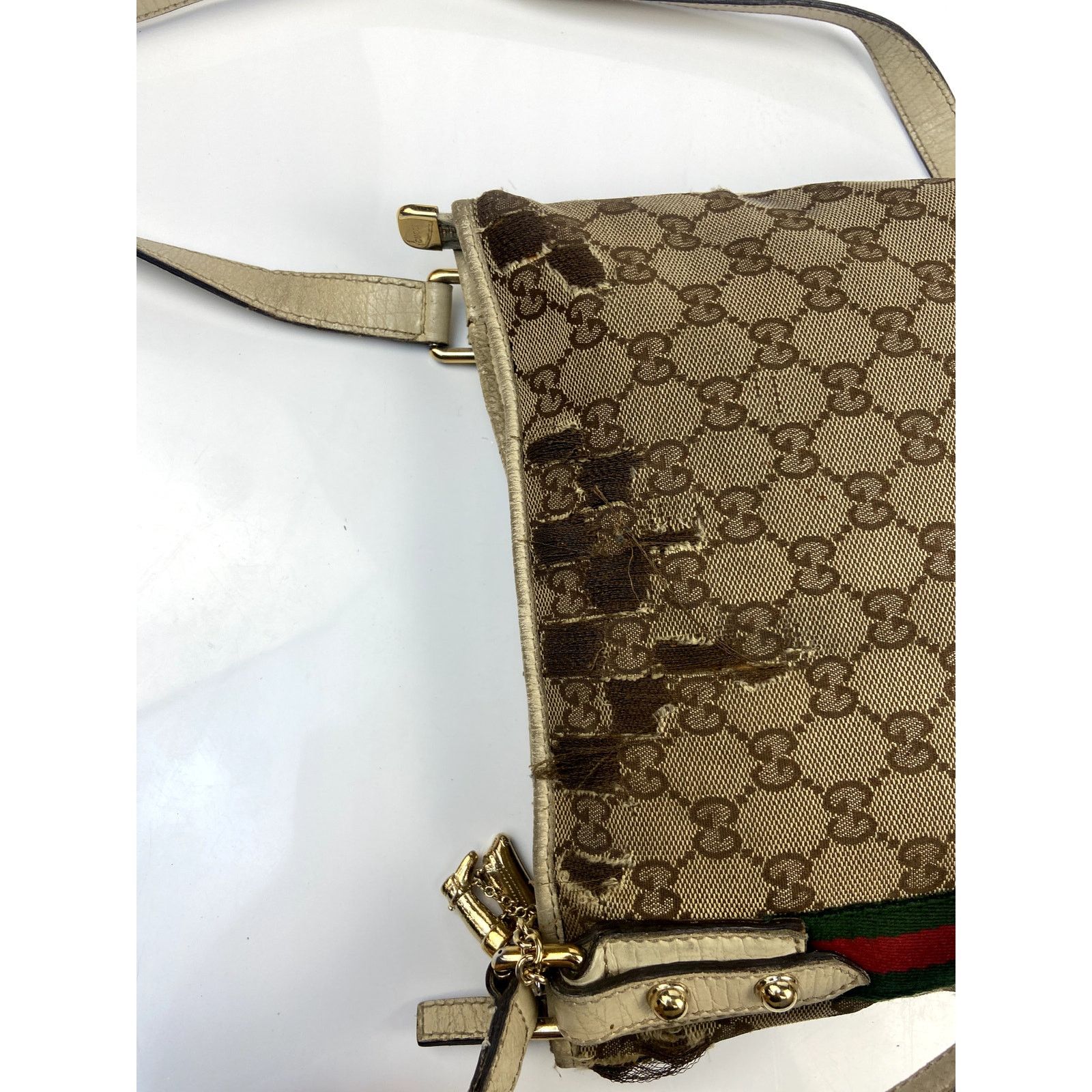 Gucci Gucci Brown GG Canvas Jolicoeur Crossbody Bag Size ONE SIZE - 7 Thumbnail