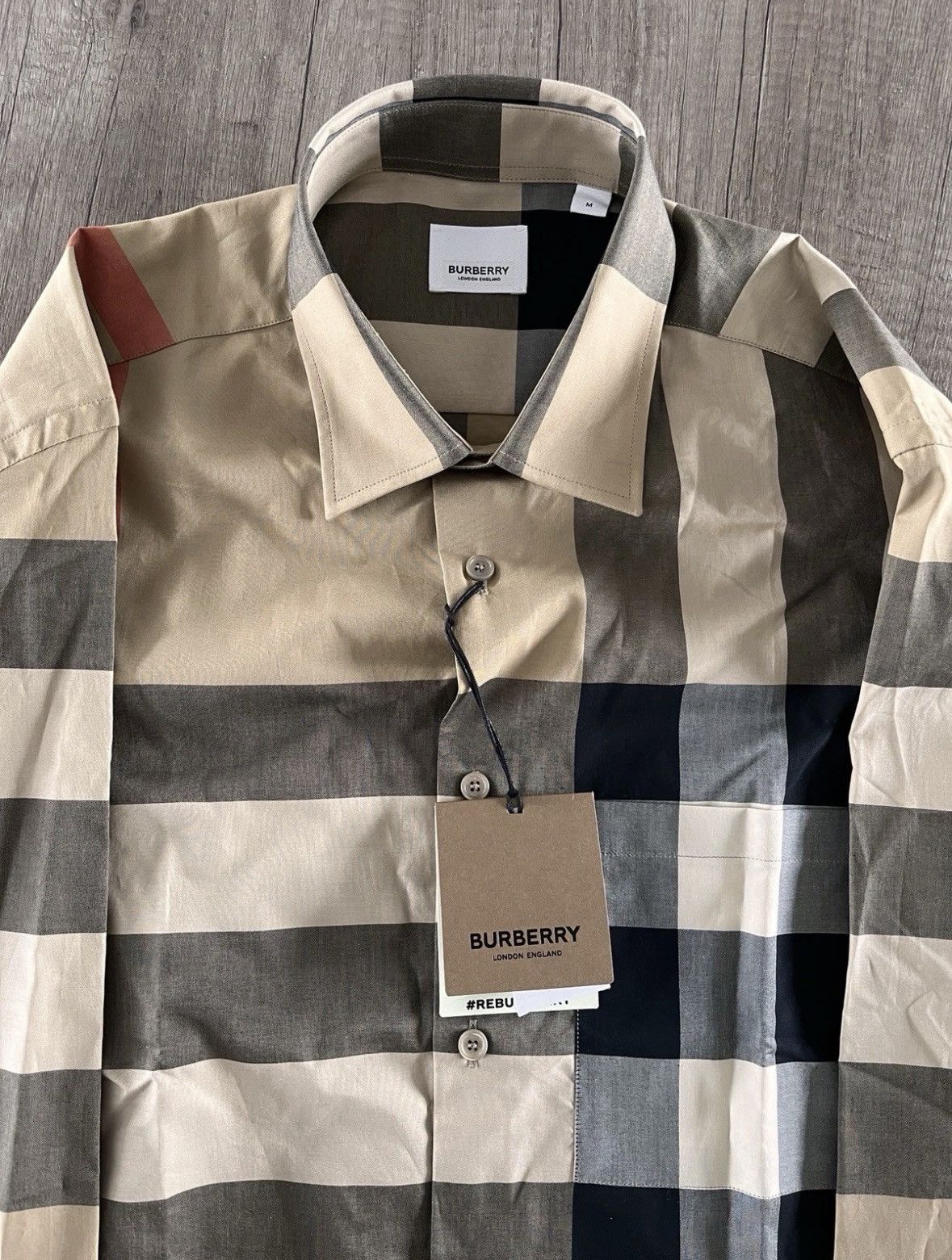 Burberry Burberry Checked Long Sleeve Shirt Size US M / EU 48-50 / 2 - 2 Thumbnail